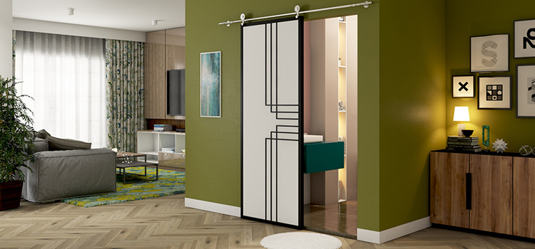 sliding bathroom door installation in Safety Harbor